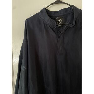 ZR Navy Pullover Outerwear Golf Shirt XL Submicrofiber‎ Zero Restriction